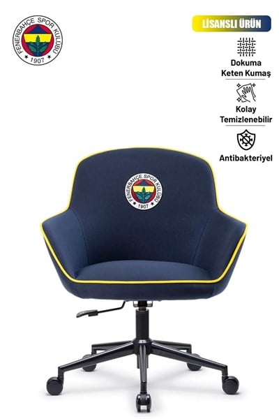 Fanchair x Fenerbahçe Icon Lacivert Kumaş Çalışma Koltuğu