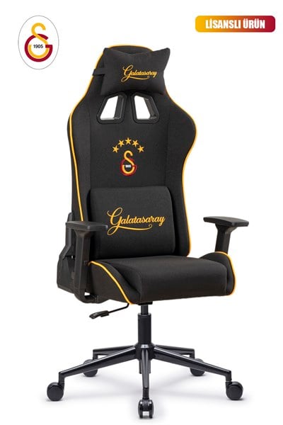 Fanchair x Galatasaray Goal Siyah Kumaş Lisanslı Oyuncu Koltuğu
