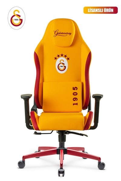 Fanchair x Galatasaray Sarı Kırmızı Lisanslı Oyuncu Koltuğu