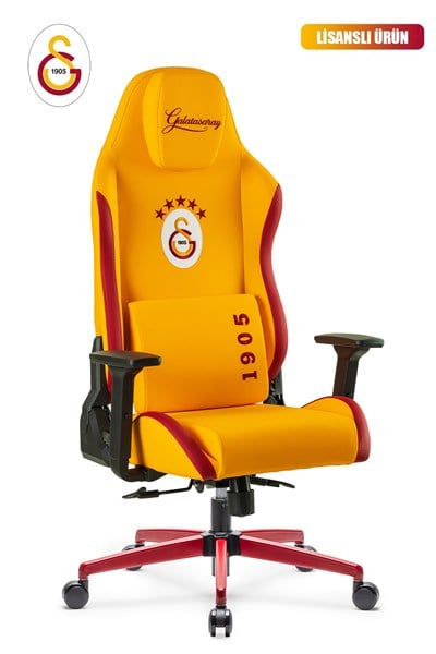 Fanchair x Galatasaray Sarı Kırmızı Lisanslı Oyuncu Koltuğu