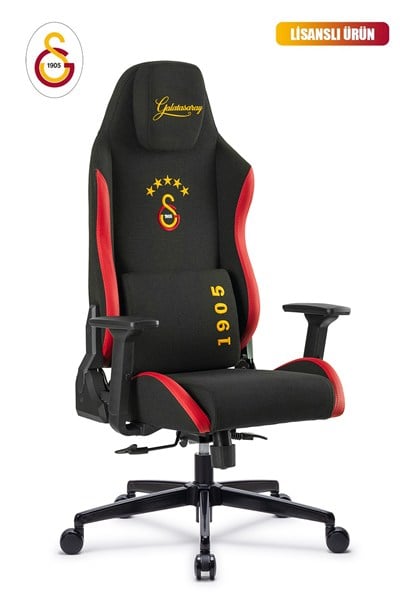 Fanchair x Galatasaray Siyah Kırmızı Kumaş Lisanslı Oyuncu Kotuğu