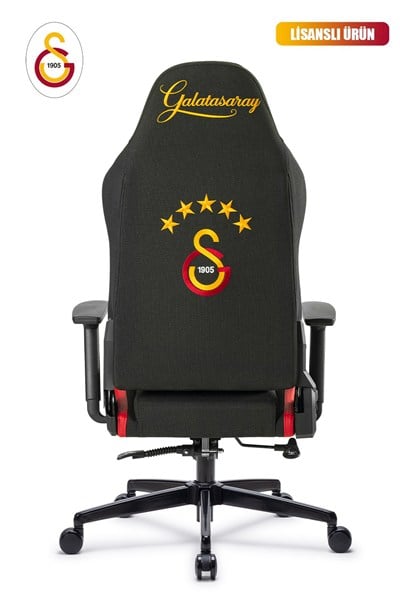 Fanchair x Galatasaray Siyah Kırmızı Kumaş Lisanslı Oyuncu Kotuğu