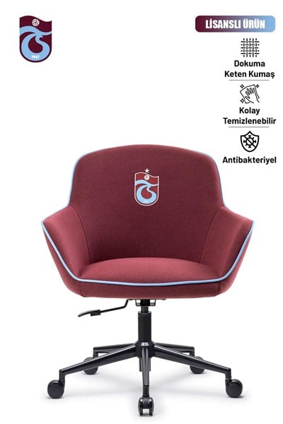 Fanchair x Trabzonspor Icon Bordo Kumaş Çalışma Koltuğu