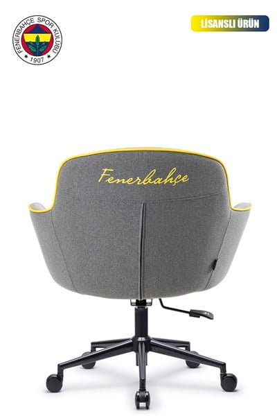  Fanchair x Fenerbahçe Icon Gri Kumaş Çalışma Koltuğu