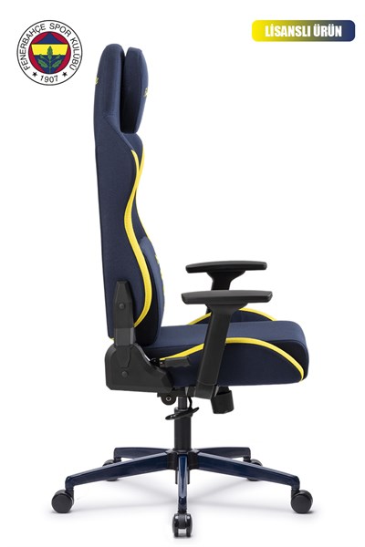 Fanchair x Fenerbahçe Lacivert Sarı Kumaş Lisanslı Oyuncu Koltuğu