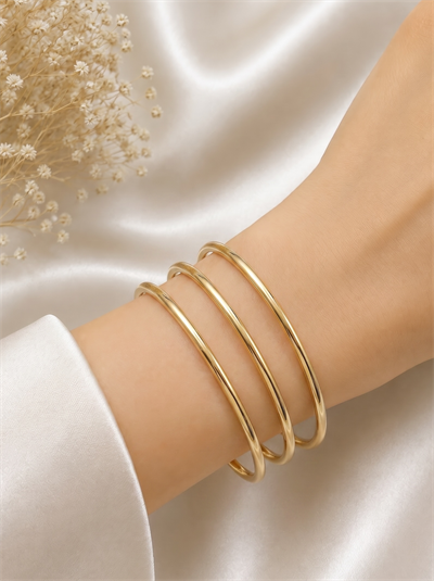 TURKUAZ 14K AJDA BİLEZİK MODEL 2