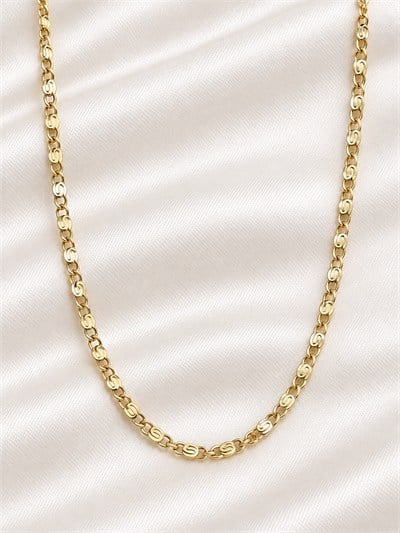 TURKUAZ 14K XUPING S HALKALI KOLYE 60 CM