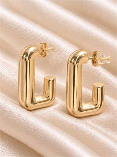 TURKUAZ XUPING 14K U FORM KÜPE