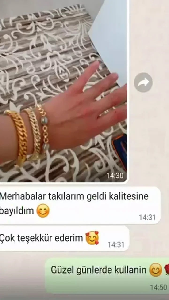 Turkuaz Takı müşteri paylaşımı