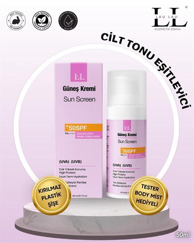 Ton Eşitleyici Yüksek Korumalı Güneş Kremi Tone-Up Pink 50 Ml