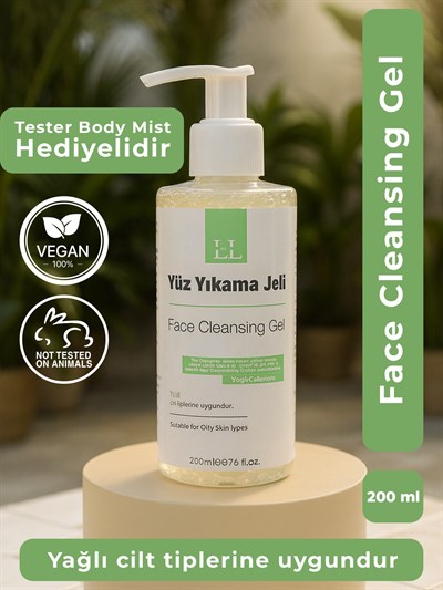 Yağlı ve Akneye Eğilimli Ciltler İçin Arındırıcı Yüz Temizleme Jeli - Vegan Formül 200 Ml