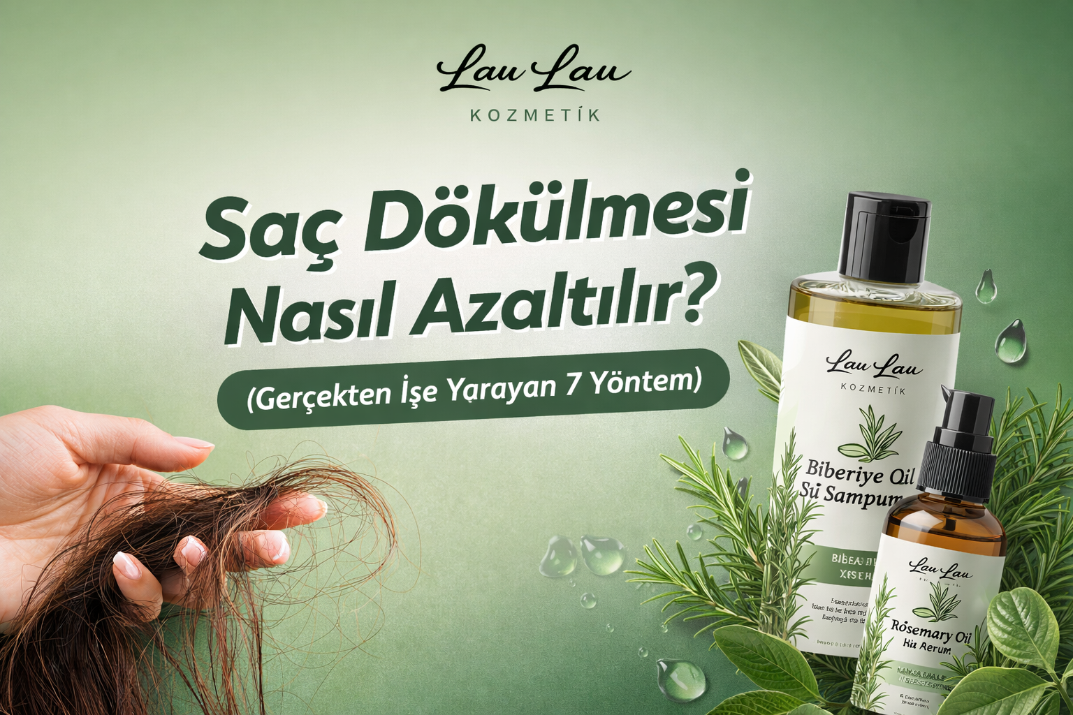 Saç Dökülmesi Nasıl Azaltılır? (Gerçekten İşe Yarayan 7 Yöntem)