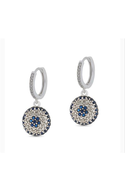 Zirkon Taşlı Küpe Silver