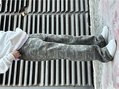 Kamuflaj Tam Baggy Jeans