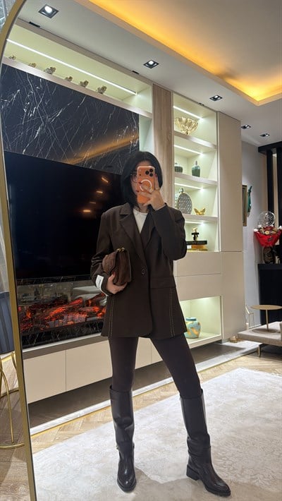 BLAZER KAHVE CEKET