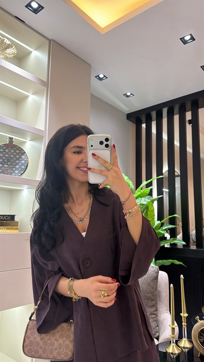 TEK DÜĞME TENCEL TAKIM MÜRDÜM