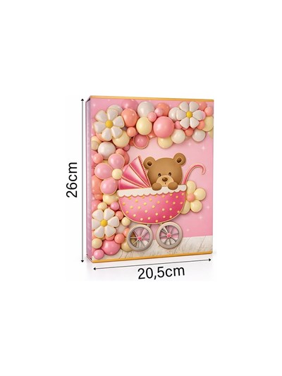 200'lük Kutulu Kız ve Erkek Bebek Fotoğraf Albümü - 10x15cm