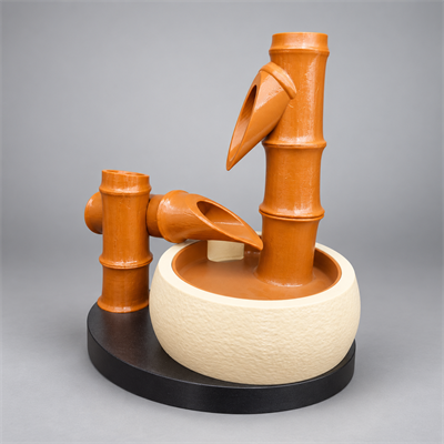 Bambu Tasarımlı Kablolu 3D PLA Dekoratif Şelale