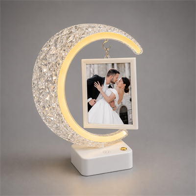 Led'li Hilal Fotoğraf Çerçevesi