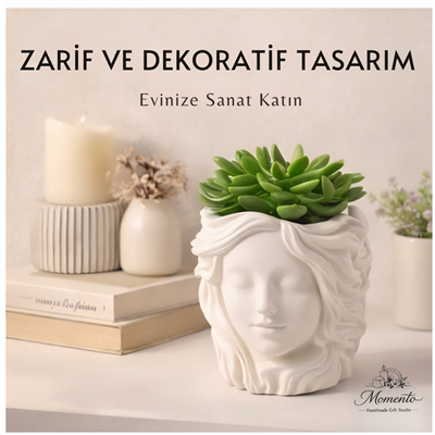 TAŞ DEKORATİF HEYKEL MUMLUK