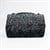 Siyah & Silver Reversible Sequin Rectangular Small Flap Çanta