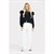THE CANNES FUR HOOD CARDIGAN - BLACK