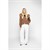 THE CANNES FUR HOOD CARDIGAN - CHOCOLATE BROWN