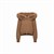THE CANNES FUR HOOD CARDIGAN - CHOCOLATE BROWN