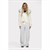 THE CANNES FUR HOOD CARDIGAN - CREAM