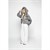 THE CANNES FUR HOOD CARDIGAN - GREY