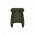 THE CANNES FUR HOOD CARDIGAN - KHAKI