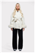 THE CHELSEA FUR CUFF SHORT COAT - CREAM