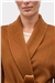 THE CHELSEA FUR CUFF SHORT COAT - TAN
