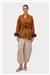 THE CHELSEA FUR CUFF SHORT COAT - TAN
