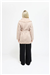THE COMO FUR CUFF CARDIGAN - BEIGE