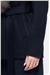 THE GROSVENOR FUR COLLAR COAT - BLACK
