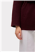 THE GROSVENOR FUR COLLAR COAT - BURGUNDY