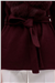 THE GROSVENOR FUR COLLAR COAT - BURGUNDY