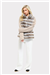 THE MOSCOW REX FUR PANEL JACKET - BEIGE