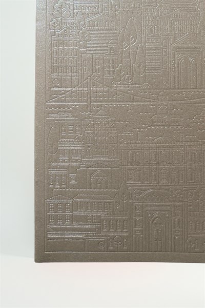 İstanbul Defter - Metalik Krem