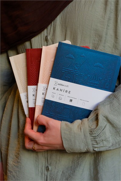 Kahire Defter - Metalik Lacivert