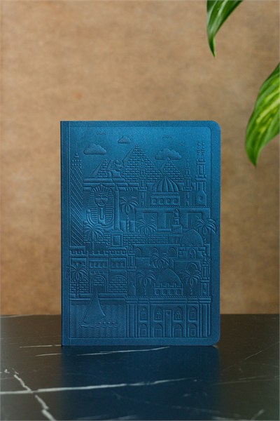 Kahire Defter - Metalik Lacivert