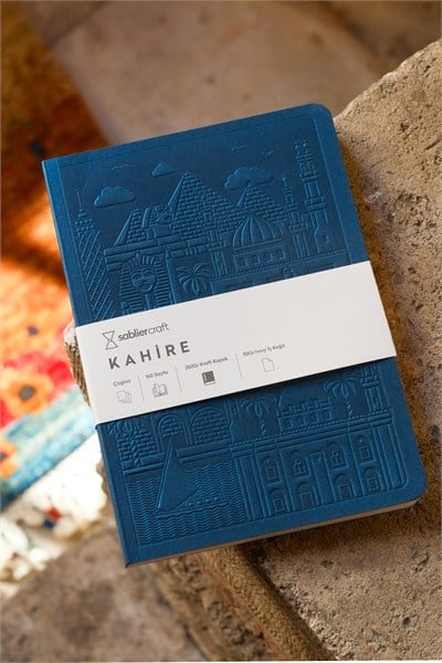 Kahire Defter - Metalik Lacivert