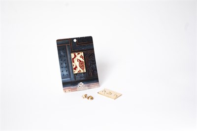 Saray Kuşu - Çini Broş Bordo