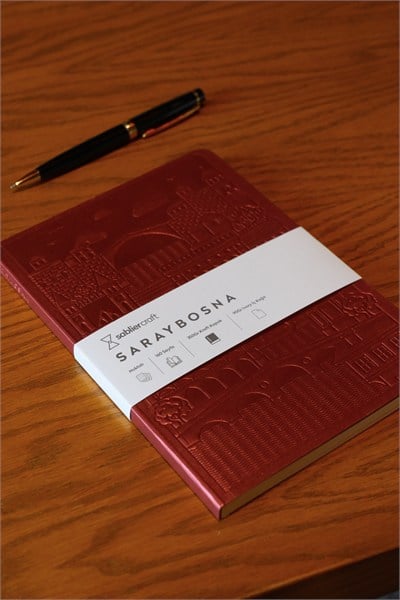 Saraybosna Defter - Metalik Bordo