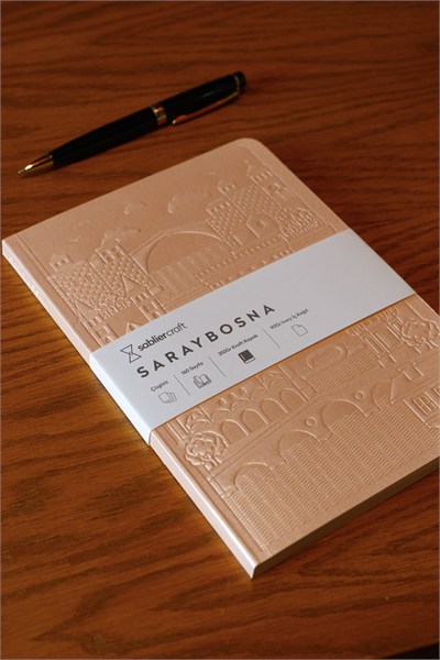 Saraybosna Defter - Metalik Şeftali Tüyü