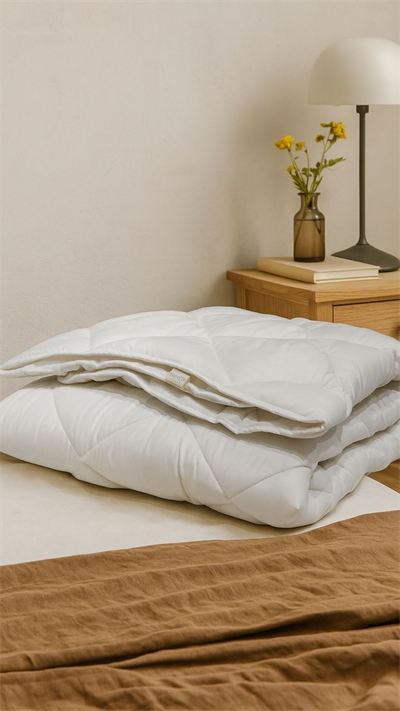 Havena Dolgun Çift Kişilik Microfiber Yorgan - Beyaz (195x215 cm)