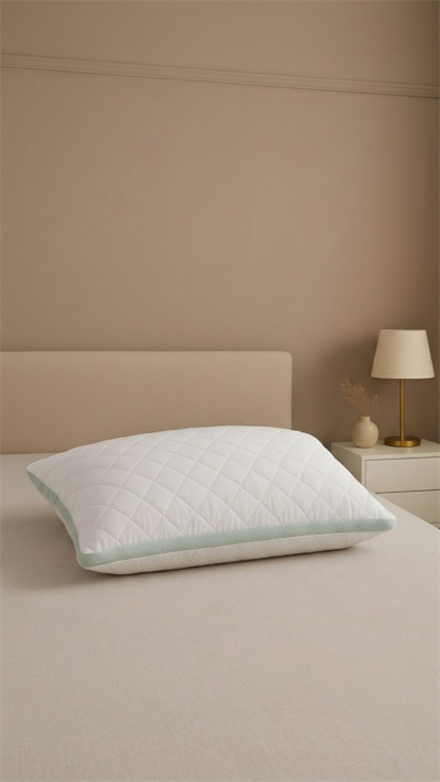 Olie Klimalı Yastık - Beyaz/Açık Gri - 50X70 cm