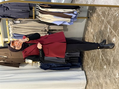 2085 Kemerli Double Yelek | Bordo