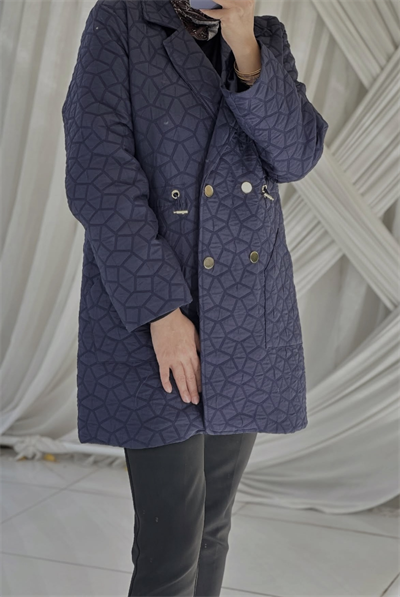 2877 Kapitone Kap | Lacivert